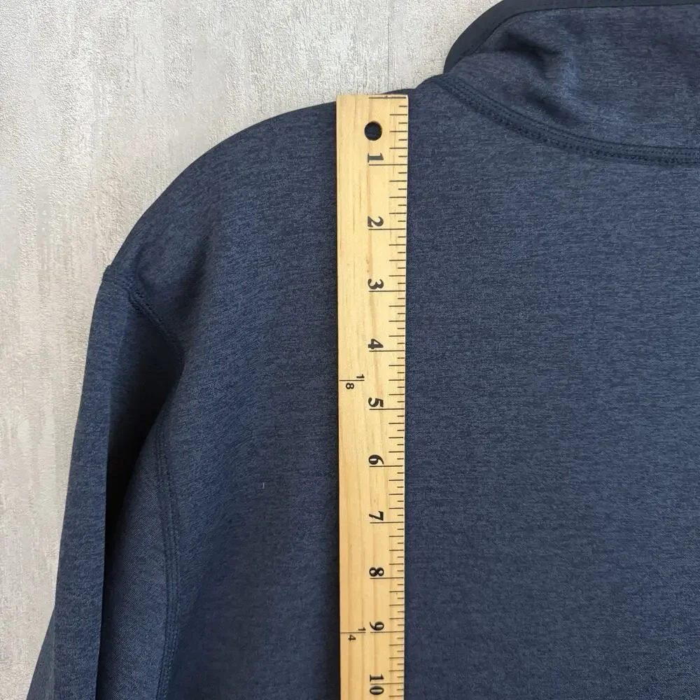 The North Face Fleece Pullover Men's Large Blue Canyonlands 1/2 Zip Outdoors Yum